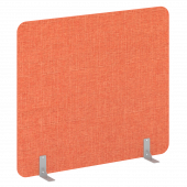 R-line soft Перегородки на металлических опорах на фетровых подпятниках AP.F-160-140 Romeo 08/Серый металл 1600*18*1400