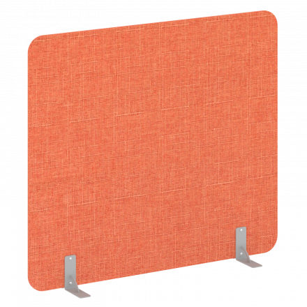 R-line soft Перегородки на металлических опорах на фетровых подпятниках AP.F-160-140 Romeo 08/Серый металл 1600*18*1400