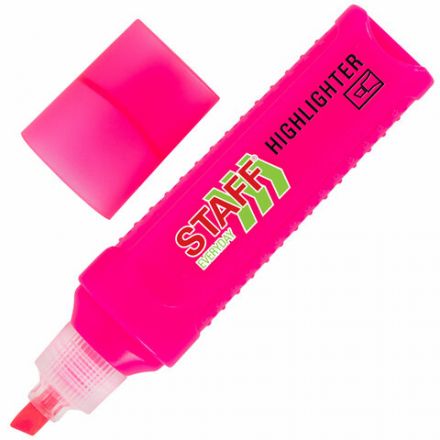 Набор текстовыделителей 12 ЦВЕТОВ, STAFF EVERYDAY HL-707, 6 неоновых цветов + 6 пастельных цветов, линия 1-5 мм, скошен. наконечник, 152552