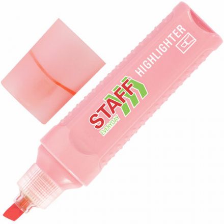 Набор текстовыделителей 12 ЦВЕТОВ, STAFF EVERYDAY HL-707, 6 неоновых цветов + 6 пастельных цветов, линия 1-5 мм, скошен. наконечник, 152552