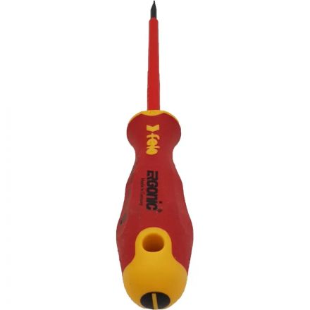 Отвертка диэлектрическая Ergonic плоская шлицевая 4,0X0,8X100 Felo 41304090