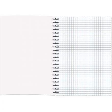 Бизнес-тетрадь Мозаика зеленая обложка УФ лак, спираль, А5, 80л, клетка