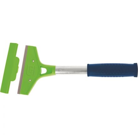 Скребок Сибртех фикс лезвие 100мм металл обрезиненная ручка 300мм 79542 Скребок Сибртех фикс лезвие 100мм металл обрезиненная ручка 300мм 79542