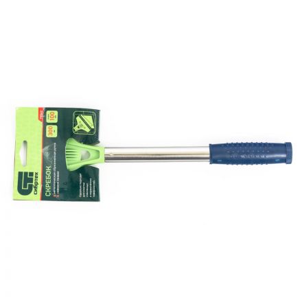 Скребок Сибртех фикс лезвие 100мм металл обрезиненная ручка 300мм 79542 Скребок Сибртех фикс лезвие 100мм металл обрезиненная ручка 300мм 79542