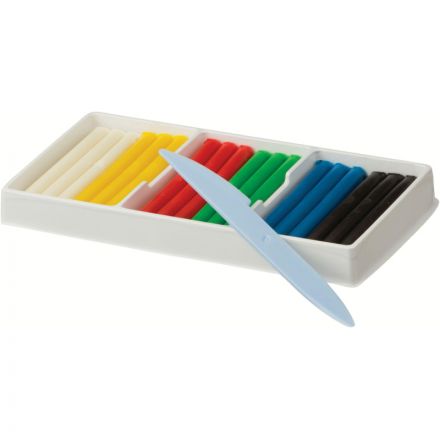 Пластилин классический Луч Кроха 6 цветов 99 г со стеком