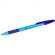 Ручка шариковая неавтомат. Attache Velex X 0,5мм синяя манж, гол.корп