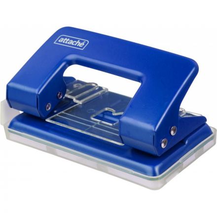 Дырокол Attache 6304 до 12 листов синий с линейкой Дырокол Attache 6304 до 12 листов синий с линейкой