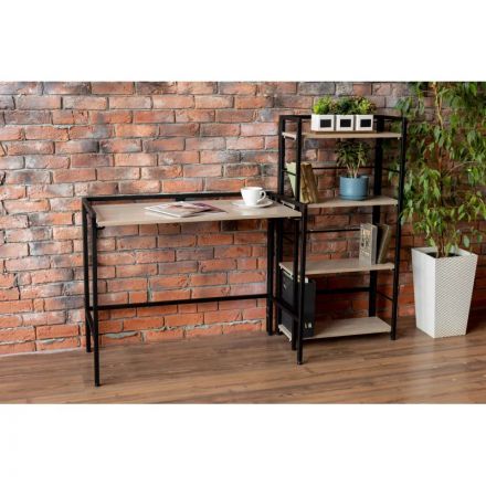 Стеллаж TI_СолТи Лофт СЛС-1/1200, ясень светлый шимо