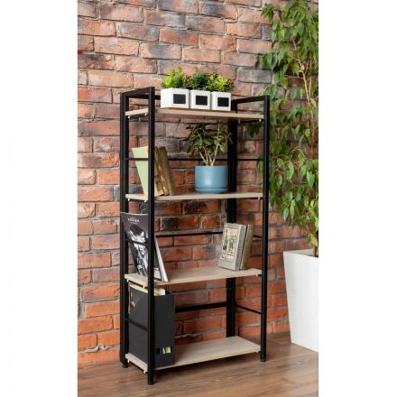 Стеллаж TI_СолТи Лофт СЛС-1/1200, ясень светлый шимо