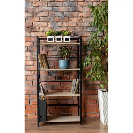 Стеллаж TI_СолТи Лофт СЛС-1/1200, ясень светлый шимо