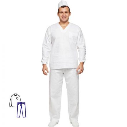 Костюм пекаря универсальный/у05-КБР дл.рук. (р.52-54) р.18288 СПб