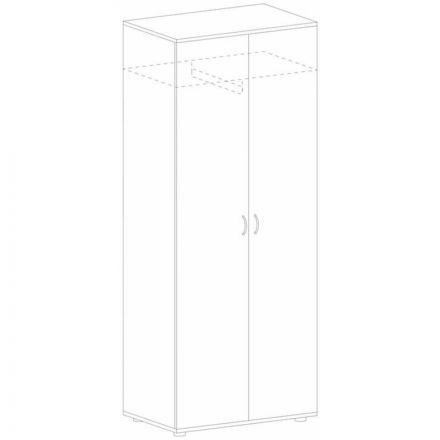 Гардероб IN Рондо Ш11 дуб альпийский 804х450х2149