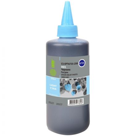 Чернила Cactus CS-EPT6735-250 T6735 св.-гол. 250мл для Epson L800/L1800