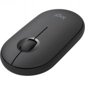 Мышь компьютерная Logitech WRL PEBBLE M350 BLACK 910-005576