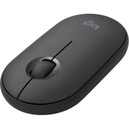 Мышь компьютерная Logitech WRL PEBBLE M350 BLACK 910-005576