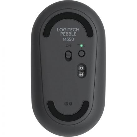 Мышь компьютерная Logitech WRL PEBBLE M350 BLACK 910-005576