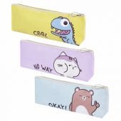 Пенал мягкий ПИФАГОР, 1 отделение, ПВХ, ассорти "Animals", 21х8х3 см, 273826 Пенал мягкий ПИФАГОР, 1 отделение, ПВХ, ассорти "Animals", 21х8х3 см, 273826