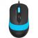 Мышь компьютерная A4Tech Fstyler FM10S черный/голубой 1600dpi USB (4but)