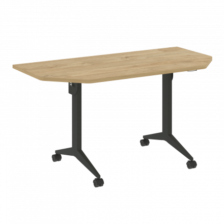 X-Pull Стол складной мобильный X.M-7.T1 Тиквуд светлый/Антрацит металл 1440*720*753 X-Pull Стол складной мобильный X.M-7.T1 Тиквуд светлый/Антрацит металл 1440*720*753