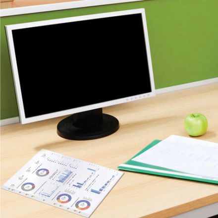 Папки-файлы перфорированные А4 BRAUBERG "STANDARD+", КОМПЛЕКТ 200 шт., матовые, 45 мкм, 229662