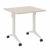 X-Pull Стол складной мобильный X.M-0.7 Денвер светлый/Белый металл 780*720*753 X-Pull Стол складной мобильный X.M-0.7 Денвер светлый/Белый металл 780*720*753