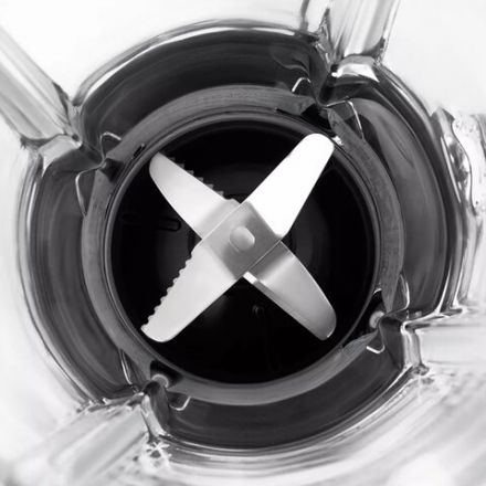 Блендер стационарный KITFORT КТ-3021, 1000 Вт, 5 скоростей, чаша 1,5 л, металл, черный/серебристый