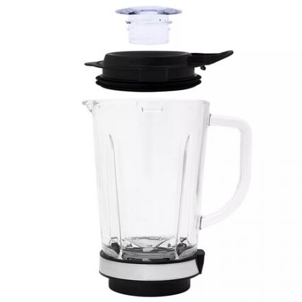 Блендер стационарный KITFORT КТ-3021, 1000 Вт, 5 скоростей, чаша 1,5 л, металл, черный/серебристый