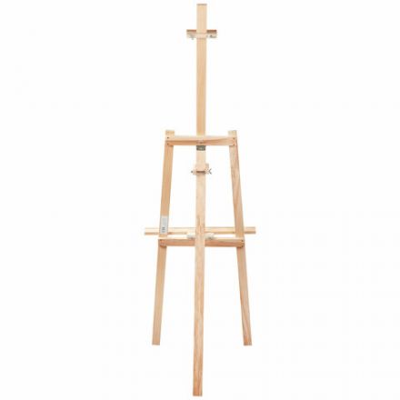 Мольберт напольный из липы "Лира", 67х162х48 см, высота холста до 100 см, BRAUBERG ART DEBUT, 192337