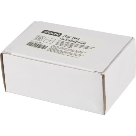 Ластик Attache каплевидный, термопласт. каучук, 37x20x12 мм, белый