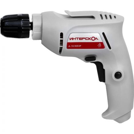 Дрель сетевая ИНТЕРСКОЛ Д-10/420ЭР (672.1.0.00)