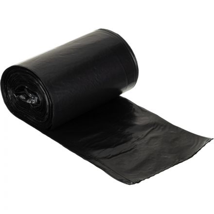 Мешки для мусора на 45 литров EcoСlean Tubus черные (25 мкм, в рулоне 20 штук, 40x90 см)