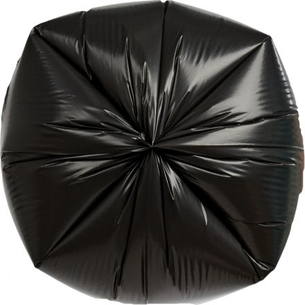 Мешки для мусора на 45 литров EcoСlean Tubus черные (25 мкм, в рулоне 20 штук, 40x90 см)