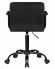 Офисное кресло для персонала DOBRIN TERRY BLACK, черный велюр (MJ9-101)