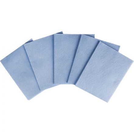 Салфетки хозяйственные Luscan Professional виск 90г/м2 30х38 5шт/уп голубые