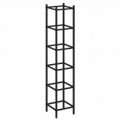 Loft Угловой проходной переходной модуль VR.L-SL.UPK-5.5.4 Чёрный металл 446*446*2280 Loft Угловой проходной переходной модуль VR.L-SL.UPK-5.5.4 Чёрный металл 446*446*2280