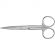 Ножницы с двумя острыми концами, горизонт. изог., 140мм 11-104-14