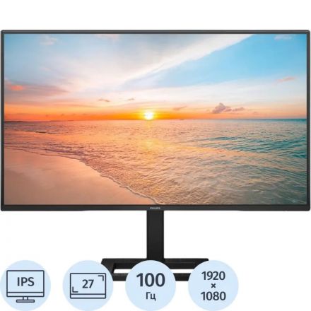 Монитор Philips (27E1N1300AE/00(01))27/FHD/IPS/100Hz/250cd/1ms/HDMI Монитор Philips (27E1N1300AE/00(01))27/FHD/IPS/100Hz/250cd/1ms/HDMI