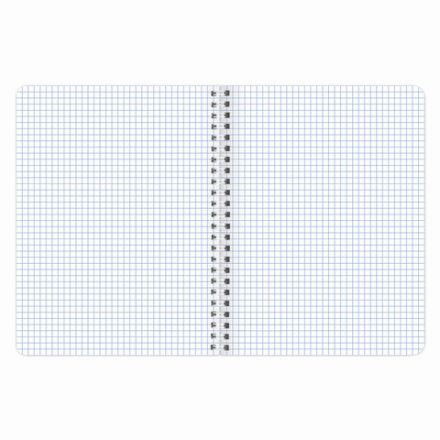 Тетрадь А5, 96 л., BRAUBERG, гребень, клетка, обложка картон, "INDAY", 400526