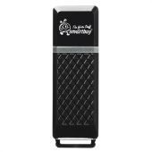 Флеш-диск 8 GB, SMARTBUY Quartz, USB 2.0, черный, SB8GBQZ-K Флеш-диск 8 GB, SMARTBUY Quartz, USB 2.0, черный, SB8GBQZ-K
