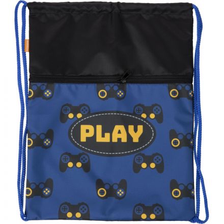 Мешок для обуви №1School Play, 330х420 мм, карман, МО-20-2