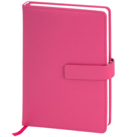 Ежедневник в подарочном наборе 5 в 1, А5, 145x212 мм, BRAUBERG "President", под кожу, 160 листов, розовый, 116852