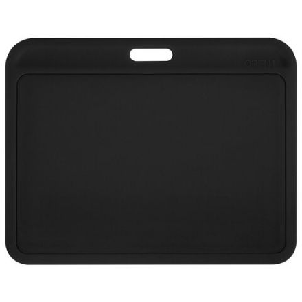 Бейдж горизонтальный (54х85 мм), черный, МАТОВАЯ ПОВЕРХНОСТЬ, BRAUBERG EXTRA, 238819