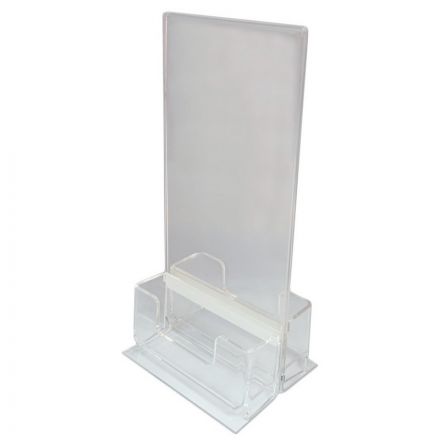 Подставка настольная для рекламных материалов Attache 1/3 А4 двусторонняя вертикальная Подставка настольная для рекламных материалов Attache 1/3 А4 двусторонняя вертикальная