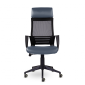 Кресло М-811 Альт/Alt blackPL Ср S-0419 (темно-синий)