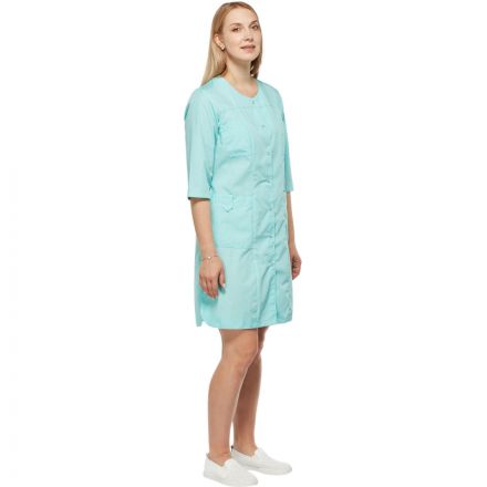 Халат медицинского  персонал, жен. М20 ХЛ морская волна (р.40-42) 158-164
