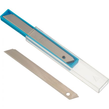 Лезвие TOPFORT Extra 9 мм несегментированное сталь SK2 10 шт/уп