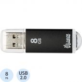 Флеш-память SmartBuy V-Cut 8 Gb USB 2.0 черная Флеш-память SmartBuy V-Cut 8 Gb USB 2.0 черная