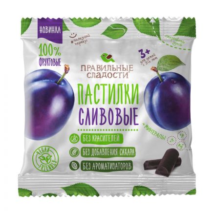 Пастила ПС Сливовые пастилки, 70г Пастила ПС Сливовые пастилки, 70г