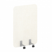 R-line soft Перегородка на металлических опорах, на роликах AP.R-80-120 Romeo 01/Серый металл 800*18*1200