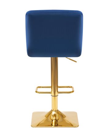 Стул барный DOBRIN GOLDIE, синий велюр (MJ9-117)